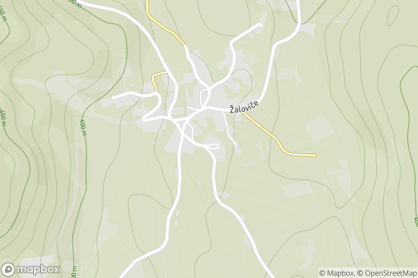 static Mapbox map
