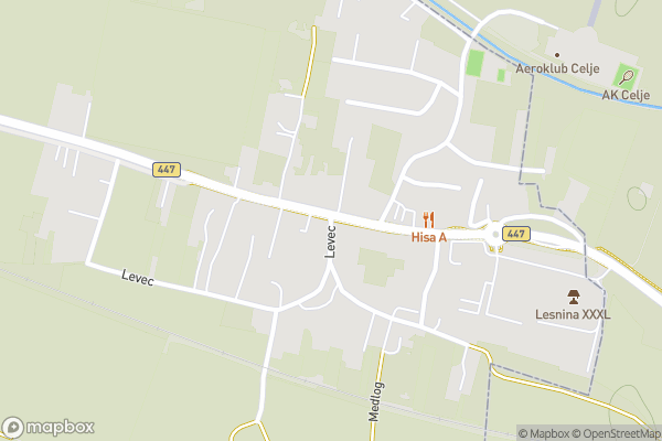 static Mapbox map