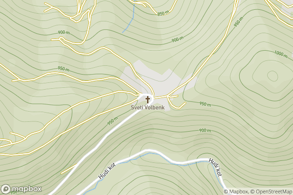 static Mapbox map