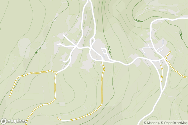static Mapbox map