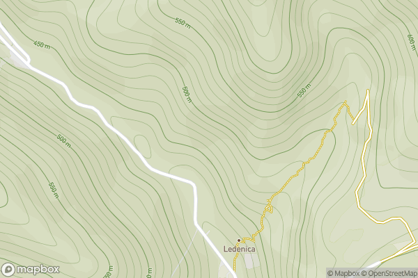 static Mapbox map