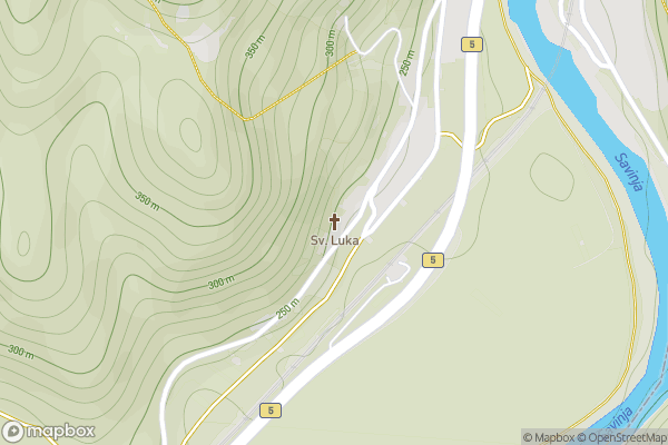 static Mapbox map