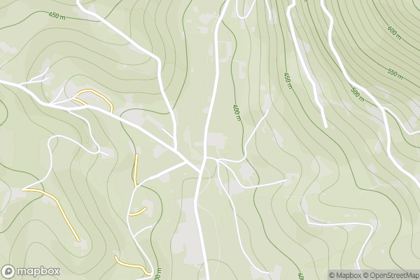 static Mapbox map