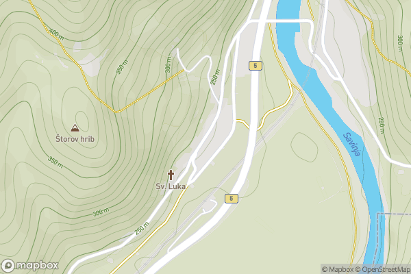 static Mapbox map