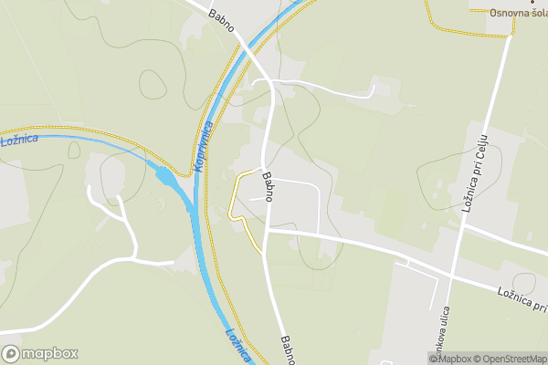 static Mapbox map