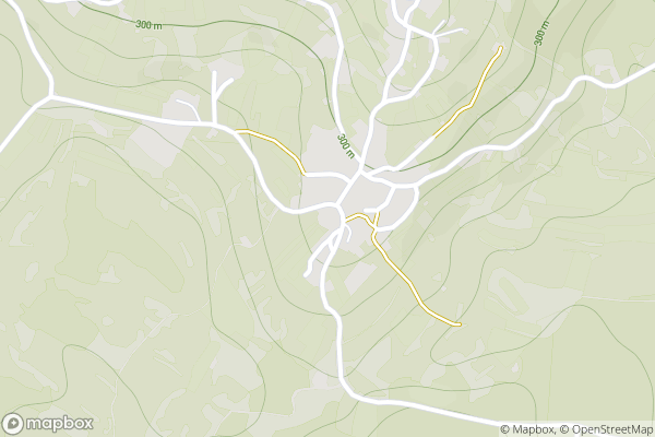 static Mapbox map