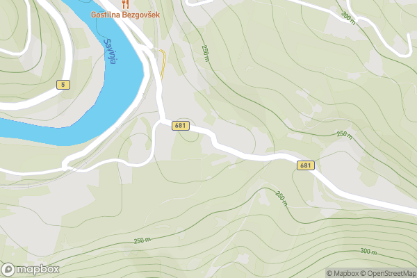 static Mapbox map
