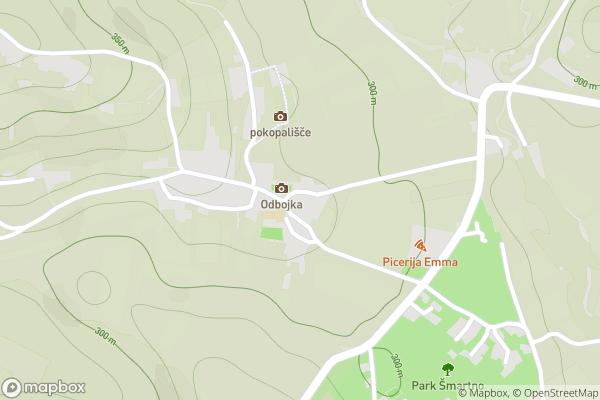 static Mapbox map