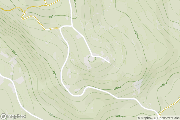 static Mapbox map