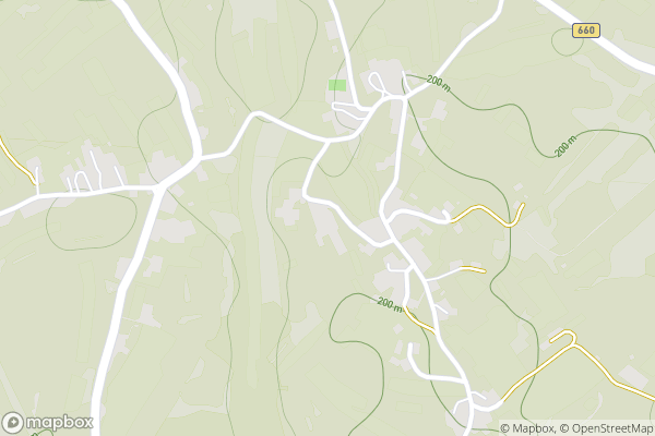 static Mapbox map