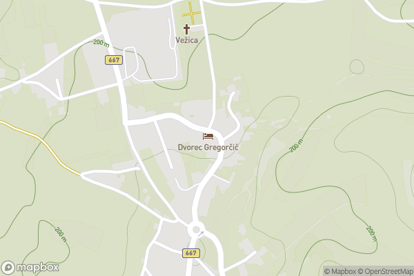 static Mapbox map