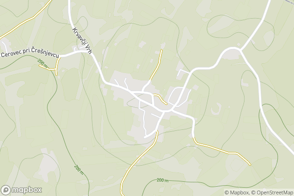 static Mapbox map