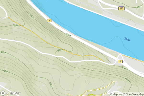 static Mapbox map
