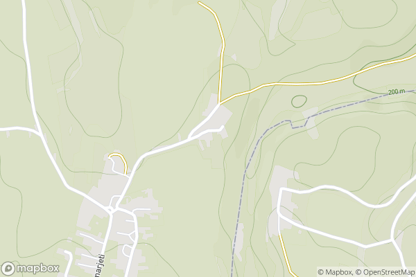 static Mapbox map