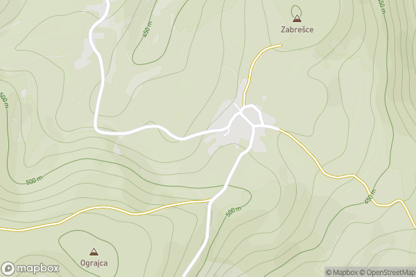 static Mapbox map