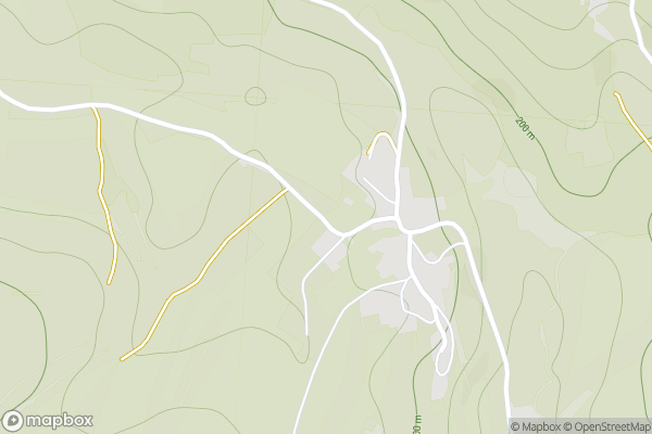 static Mapbox map