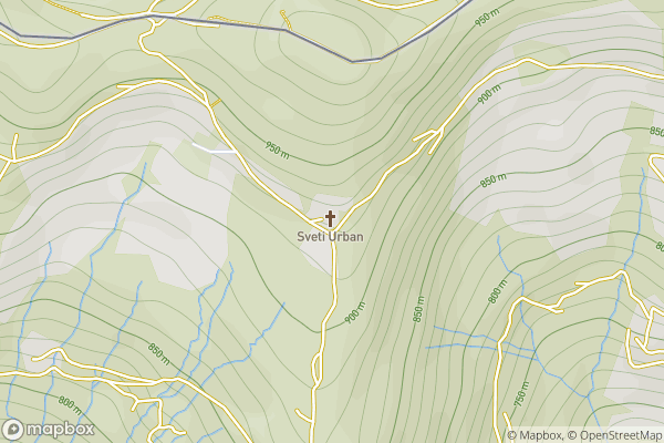 static Mapbox map