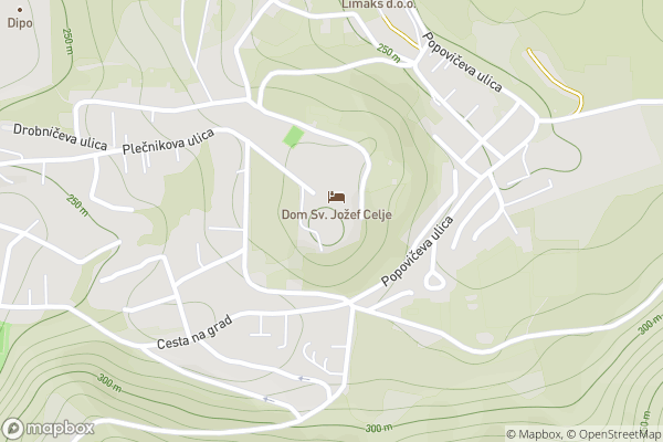static Mapbox map