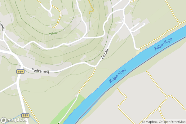 static Mapbox map