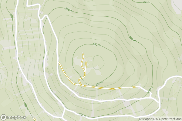 static Mapbox map