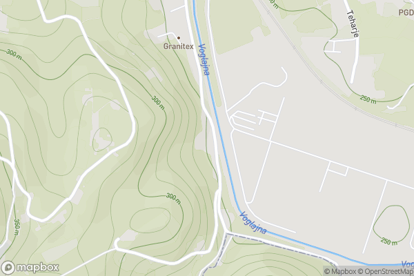 static Mapbox map