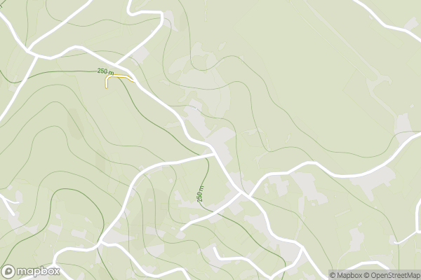 static Mapbox map