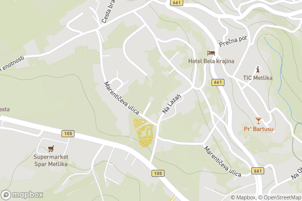 static Mapbox map