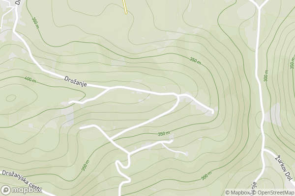 static Mapbox map