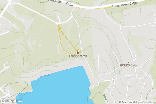 static Mapbox map