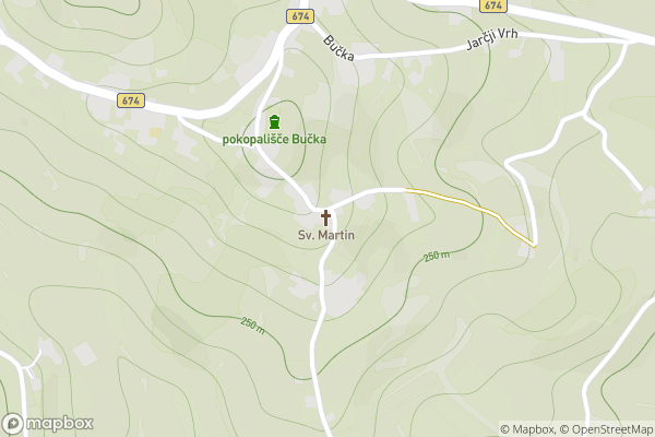 static Mapbox map