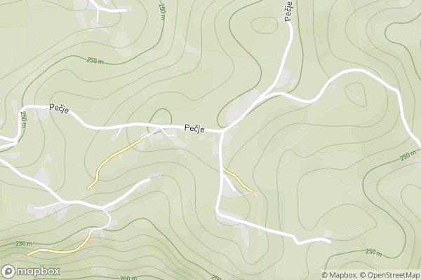 static Mapbox map