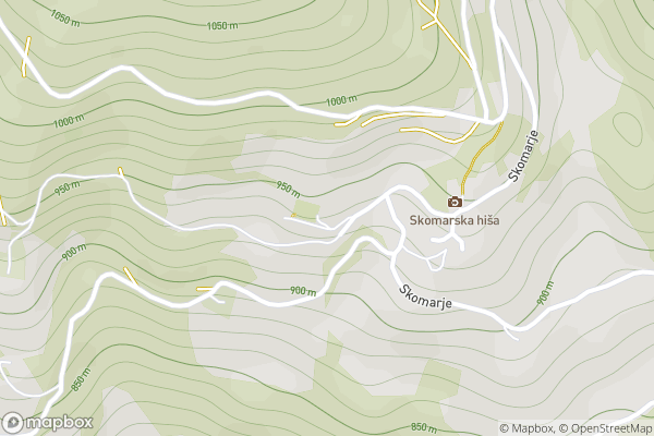 static Mapbox map
