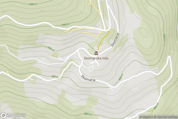 static Mapbox map