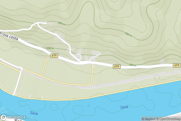 static Mapbox map