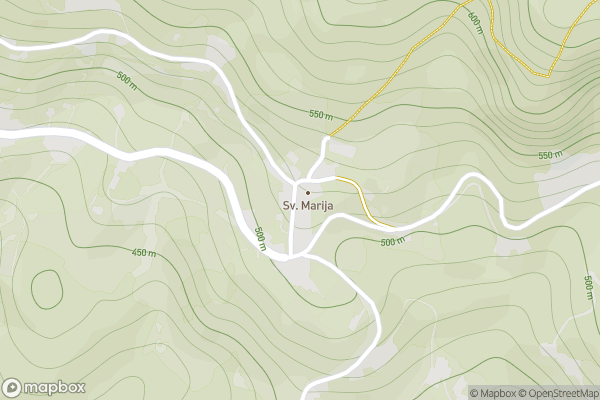 static Mapbox map