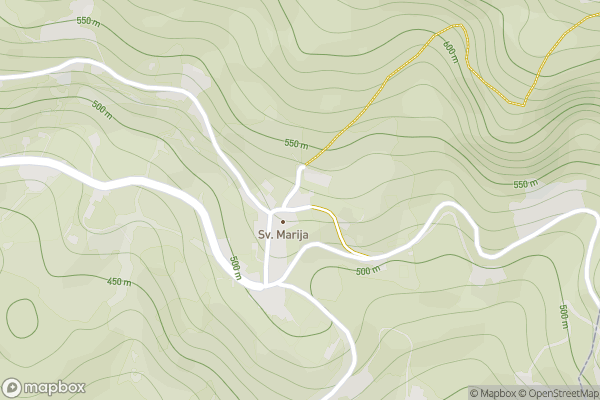 static Mapbox map