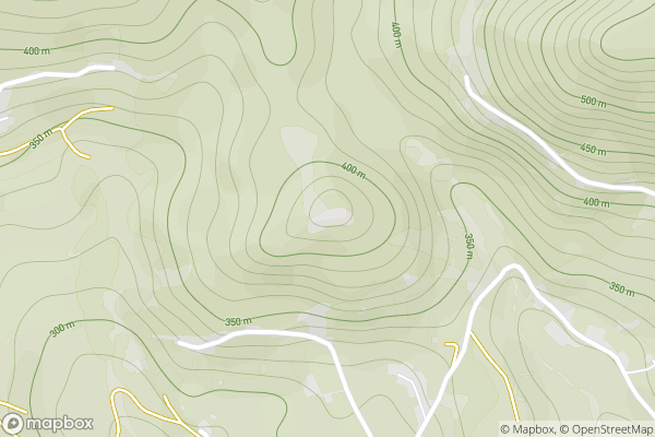 static Mapbox map