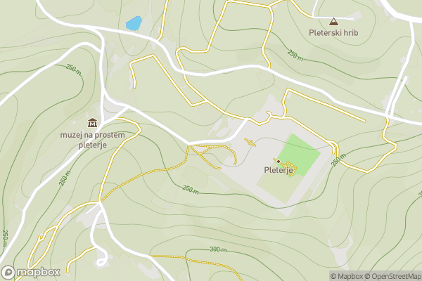 static Mapbox map