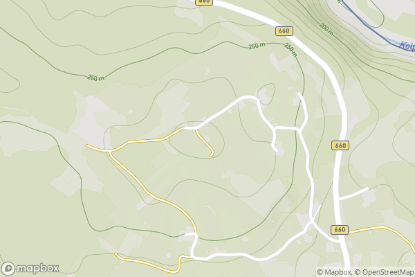 static Mapbox map