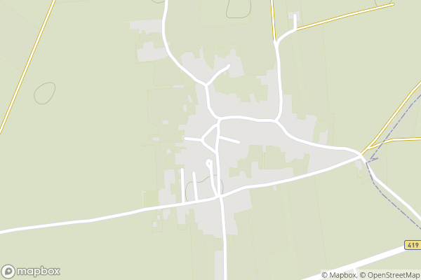 static Mapbox map