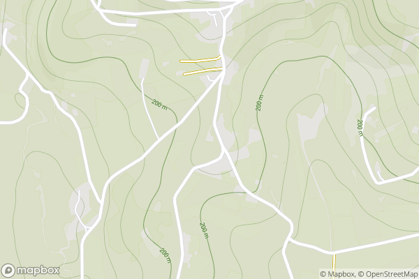 static Mapbox map