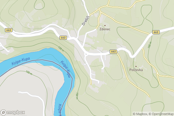 static Mapbox map