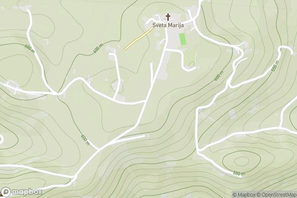 static Mapbox map