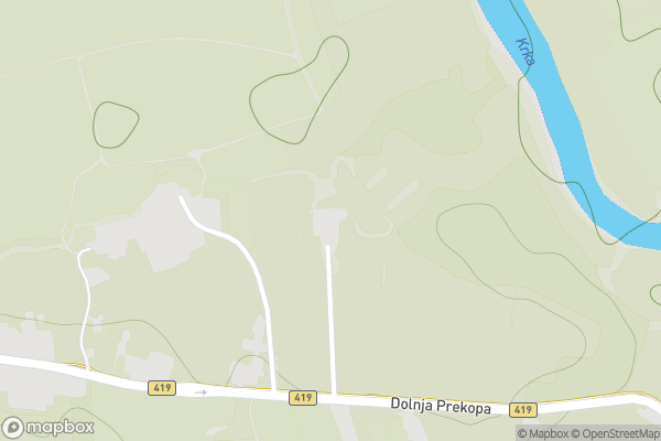 static Mapbox map