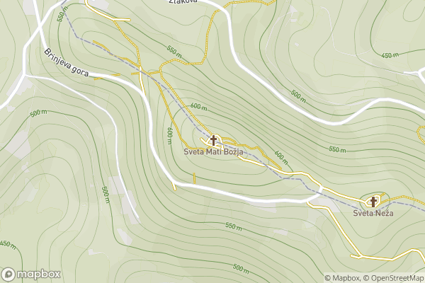 static Mapbox map