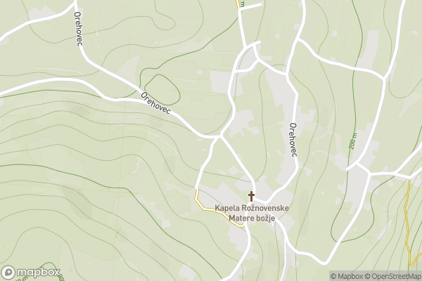 static Mapbox map