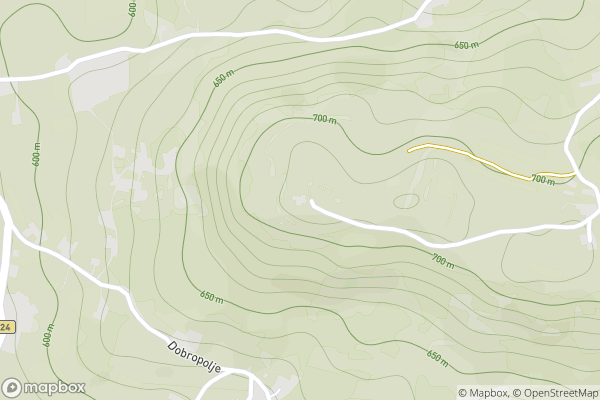 static Mapbox map