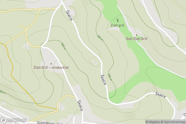 static Mapbox map