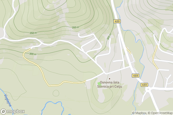 static Mapbox map