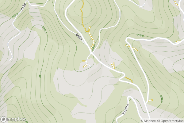 static Mapbox map